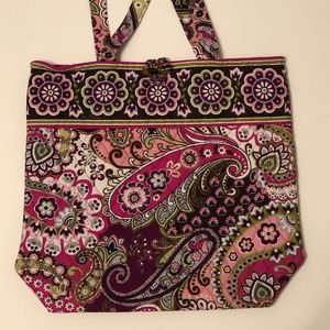 RETIRED Vera Bradley Very Berry Paisley Tote